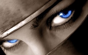  Blue Eyes 创意个性合成壁纸 1600 1200 插画设计大杂烩(第十三辑) 插画壁纸