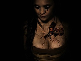 哥特风格黑暗主题壁纸 倩女幽魂 恐怖女魂图片壁纸 Horror Dark Art Wallpaper 哥特风格黑暗主题壁纸倩女幽魂 插画壁纸