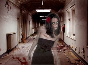 哥特风格黑暗主题壁纸 倩女幽魂 恐怖女鬼图片壁纸 Horror Dark Art Wallpaper 哥特风格黑暗主题壁纸倩女幽魂 插画壁纸