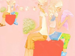  computer illustration wallpaper ditital illustration by Korean Designer 韩国插画壁纸系列 Seol插画作品 插画壁纸