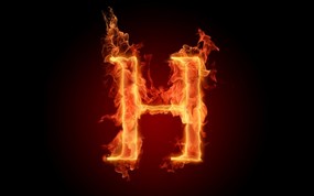  H 火焰效果26英文字母壁纸 1920 1600 火焰字母与火焰数字设计壁纸 插画壁纸