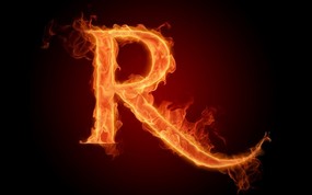  火焰字母图片 火焰字母R 图片 1920 1600 火焰字母与火焰数字设计壁纸 插画壁纸