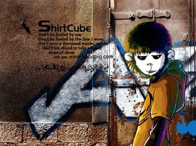街头风格 Shirt cube 超酷壁纸 插画壁纸