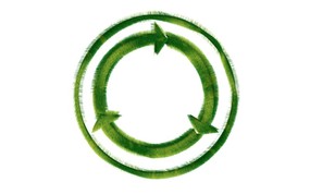  Recycle 循环使用标志图片 可循环再造标志图片 1920 1200 绿色和平环保标志-循环利用 插画壁纸