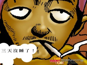  台湾幽默人物漫画 Desktop Wallpaper of Humorous artistic Character 台湾幽默插画壁纸 插画壁纸