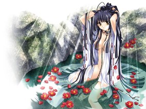  高清晰性感动漫美女图片 High Resolution Anime Girls Desktop Wallpaper 高精度日本动漫美女壁纸(二) 动漫壁纸