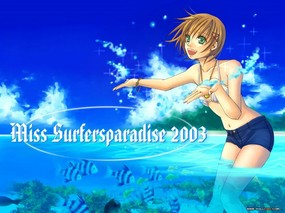 日本CG壁纸 Miss Surfers paradise 壁纸 2003 二 日本Miss Surfers paradise CG美少女 Desktop Wallpaper of Japanese Anime Girls Miss Surfers paradise壁纸 2003(二) 动漫壁纸