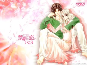  漫画情侣图片壁纸 Anime Desktop Wallpaper of Lovers 日本CG-亲密的恋人(第一辑) 动漫壁纸