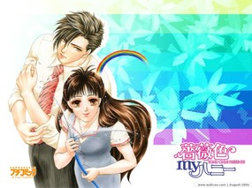  卡通情侣图片壁纸 Anime Desktop Wallpaper of Lovers 日本CG-亲密的恋人(第一辑) 动漫壁纸