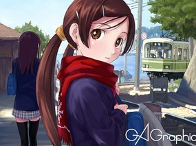  日本漫画美少女 二 GA Graphic Anime Girls Wallpaper 日本GAGraphic 漫画美眉(二) 动漫壁纸