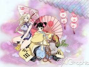  日本漫画美少女壁纸 三 GA Graphic Anime Girls Wallpaper 日本GAGraphic 漫画美眉(三) 动漫壁纸