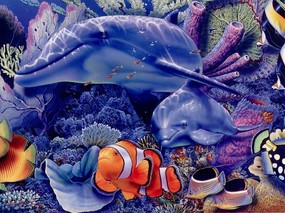 精彩的海底世界 精彩的海底世界 动物壁纸