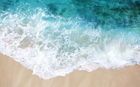 夏日冲绳  冲绳岛图片 白色海浪 冲绳岛的碧海蓝天 风景壁纸