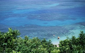 夏日冲绳  冲绳岛图片 冲绳岛海滩壁纸 冲绳岛的碧海蓝天 风景壁纸