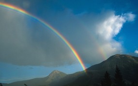 地球瑰宝 大尺寸自然风景壁纸精选 第六辑 Rainbow Over Kootenay National Park British Columbia Canada 加拿大 库特内国家公园彩虹图片壁纸 地球瑰宝大尺寸自然风景壁纸精选 第六辑 风景壁纸