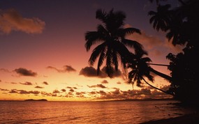 地球瑰宝 大尺寸自然风景壁纸精选 第四辑 Island Sunset Fiji 斐济 海岛日落图片壁纸 地球瑰宝大尺寸自然风景壁纸精选 第四辑 风景壁纸