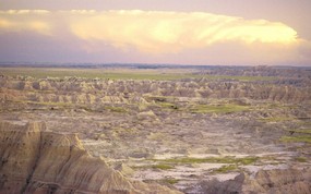 地球瑰宝 大尺寸自然风景壁纸精选 第四辑 Sweeping View of Badlands National Park South Dakota 南达科他 恶土国家公园图片壁纸 地球瑰宝大尺寸自然风景壁纸精选 第四辑 风景壁纸