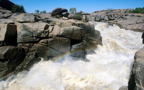 地球瑰宝 大尺寸自然风景壁纸精选 第二辑 Orange River Augrabies Falls National Park South Africa 南非 奥赫拉比斯瀑布国家公园图片壁纸 地球瑰宝大尺寸自然风景壁纸精选 二 风景壁纸