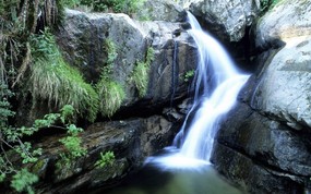 地球瑰宝 大尺寸自然风景壁纸精选 第八辑 Aitone Waterfalls Corse du Sud France 法国艾都纳瀑布图片壁纸 地球瑰宝自然风景精选 第八辑 风景壁纸