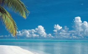 地球瑰宝 大尺寸自然风景壁纸精选 第八辑 Tropical Beach Aitutaki Cook Islands 库克群岛 热带海滩图片壁纸 地球瑰宝自然风景精选 第八辑 风景壁纸