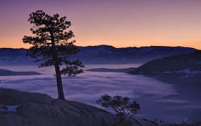 加州 日落中的多纳湖壁纸 地球瑰宝自然风景精选 第八辑 风景壁纸