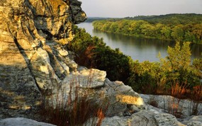 地球瑰宝 大尺寸自然风景壁纸精选 第七辑 Castle Rock State Park Illinois 伊利诺斯州 城堡岩州立公园图片壁纸 地球瑰宝自然风景精选 第七辑 风景壁纸