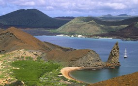 地球瑰宝 大尺寸自然风景壁纸精选 第七辑 Coastal View Galapagos Islands 加拉帕哥斯群岛海岸图片壁纸 地球瑰宝自然风景精选 第七辑 风景壁纸