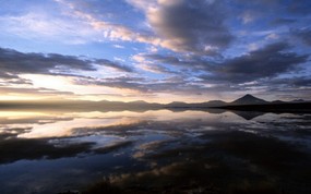 地球瑰宝 大尺寸自然风景壁纸精选 第七辑 Laguna Colorada at Sunset South Lipez Bolivia 玻利维亚 高原红湖日落图片壁纸 地球瑰宝自然风景精选 第七辑 风景壁纸