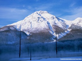 茫茫雪山 雪山山脉 白雪覆盖的山峰 Amazing Desktop of Snowy Mountains 茫茫雪山雪山山脉 风景壁纸