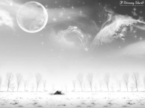  唯美梦幻风景图片A Dreamy World Digital Landscape Photo manipulation 梦幻唯美CG风景壁纸《A Dreamy World 》 风景壁纸