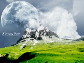  唯美梦幻风景图片A Dreamy World Digital Landscape Photo manipulation 梦幻唯美CG风景壁纸《A Dreamy World 》 风景壁纸