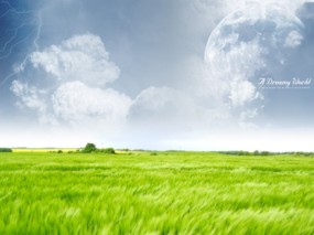  Photoshop 合成 唯美风景 A Dreamy World Digital Landscape Photo manipulation 梦幻唯美CG风景壁纸《A Dreamy World 》 风景壁纸