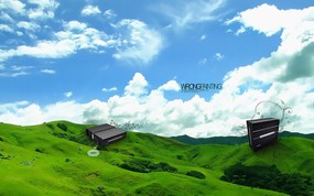  5种尺寸 电脑PS风景壁纸 Desktop wallpaper of Fantasy Landscapes PS梦幻风景壁纸(二) 风景壁纸