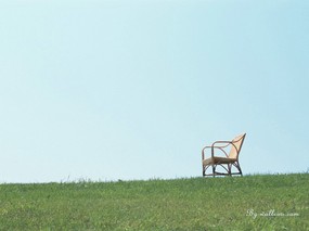 亲亲大自然 户外休闲篇 Outdoor Relaxation 草地上的椅子 亲亲大自然户外休闲篇 风景壁纸
