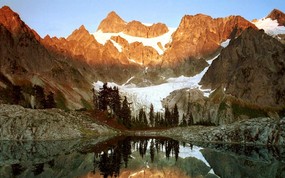  37张 山脉湖泊图片 Desktop wallpaper of Mountians and lakes 山脉与湖泊 风景壁纸