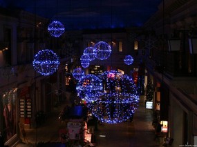 圣诞节夜景壁纸 壁纸70 圣诞节夜景壁纸 风景壁纸