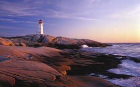 世界名胜之旅 美洲篇 加拿大 佩姬湾灯塔图片 Peggy s Point Peggy s Cove Lighthouse Canada 世界名胜之旅美洲篇 风景壁纸