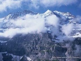  山峰山脉图片壁纸 Desktop wallpaper of Mountain Photography 世界山脉摄影壁纸(一) 风景壁纸