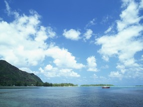 舒服 蔚蓝色大海风景壁纸 舒服！蔚蓝色大海风景壁纸 风景壁纸