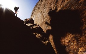 Hiking in Moab Utah 犹他州 莫阿布图片壁纸 Webshots Daily Photos 2008年3月版高清壁纸(下辑) 风景壁纸