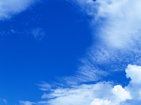  天空白云图片 天空云彩 蔚蓝天空-蓝天白云壁纸 风景壁纸