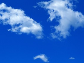 天空云朵 蓝天白云壁纸 蔚蓝天空-蓝天白云壁纸 风景壁纸