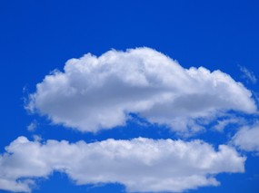  蔚蓝天空 白云朵朵壁纸 蔚蓝天空-蓝天白云壁纸 风景壁纸
