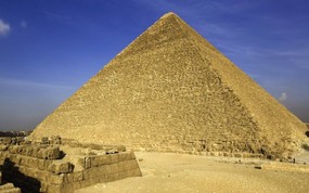 文化之旅 地理人文景观壁纸精选 第三辑 The Great Pyramid Giza Egypt 埃及 大金字塔图片壁纸 文化之旅地理人文景观壁纸精选 第三辑 风景壁纸