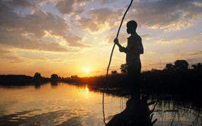 文化之旅 地理人文景观壁纸精选 第三辑 Okavango Delta Botswana 博茨瓦纳 奥卡万戈三角洲图片壁纸 文化之旅地理人文景观壁纸精选 第三辑 风景壁纸