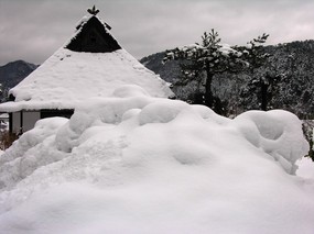 雪中小屋 壁纸4 雪中小屋 风景壁纸