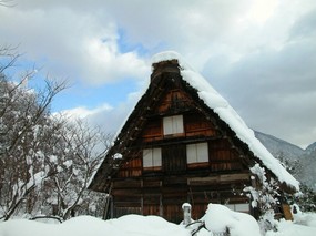 雪中小屋 壁纸8 雪中小屋 风景壁纸