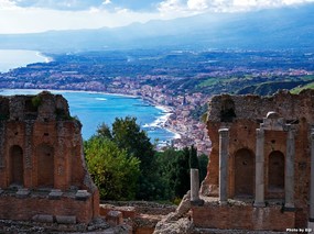 意大利-西西里岛 风景壁纸