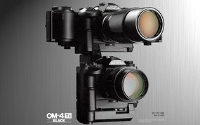 Olympus 奥林巴斯相机壁纸 70年经典 下辑 1986年的相机 OM 4Ti 相机 Olympus Camera OM 4Ti Camera 奥林巴斯70年经典相机(二) 广告壁纸
