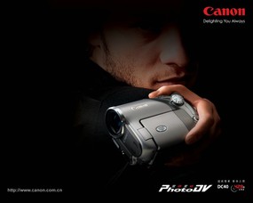 Canon 时尚摄影机 Canon Digital Camcorder Photo DV Canon 佳能数码相机系列壁纸 广告壁纸